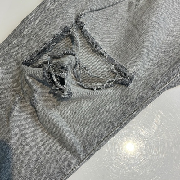 Agolde Jeans Sophie High Rise Crop Distressed Skinny Size 27 - Picture 11 of 16